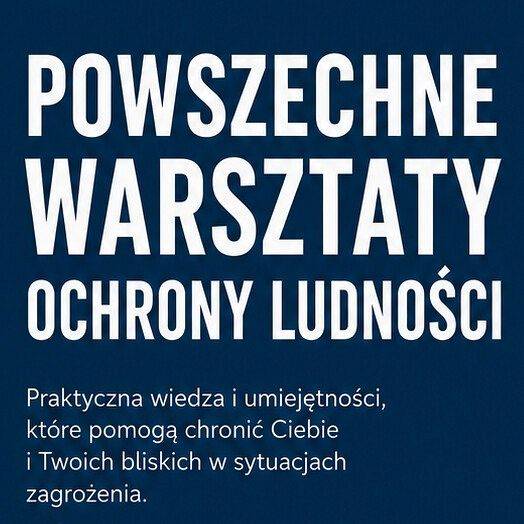 Grafika: Bezpłatne Warsztaty Ochrony...