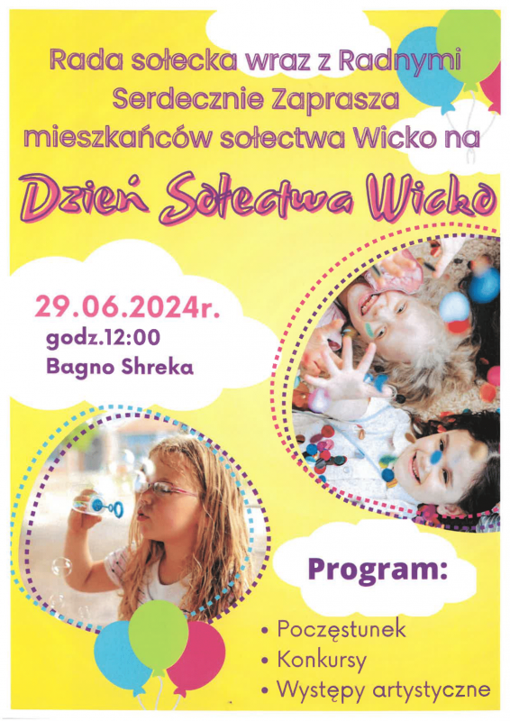 Grafika 1: Dzień Sołectwa Wicko